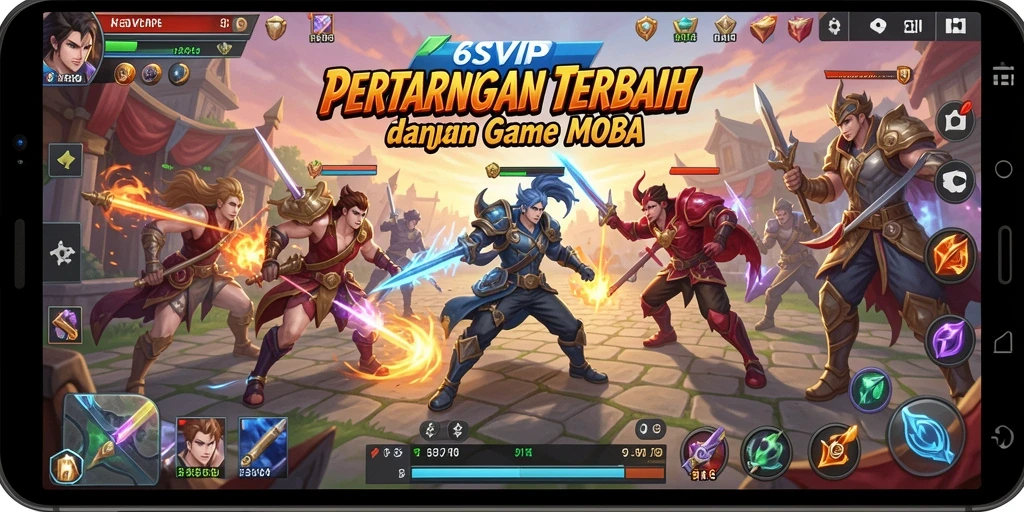 Screenshot dari gameplay 6SVIP yang intens dan seru.