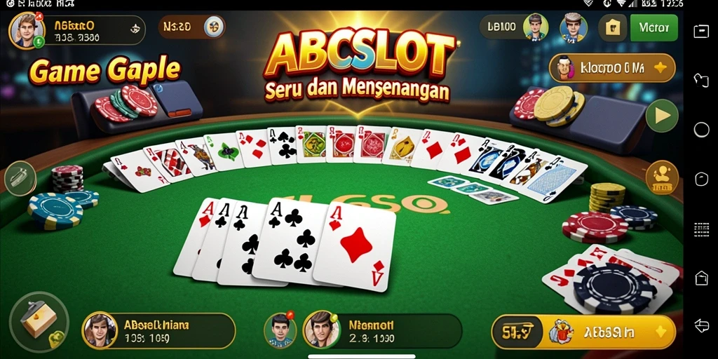 Tampilan gameplay Gaple yang menarik dan interaktif.