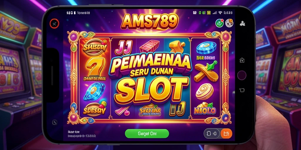 Tampilan menarik dari gameplay slot AMS789 yang penuh warna.