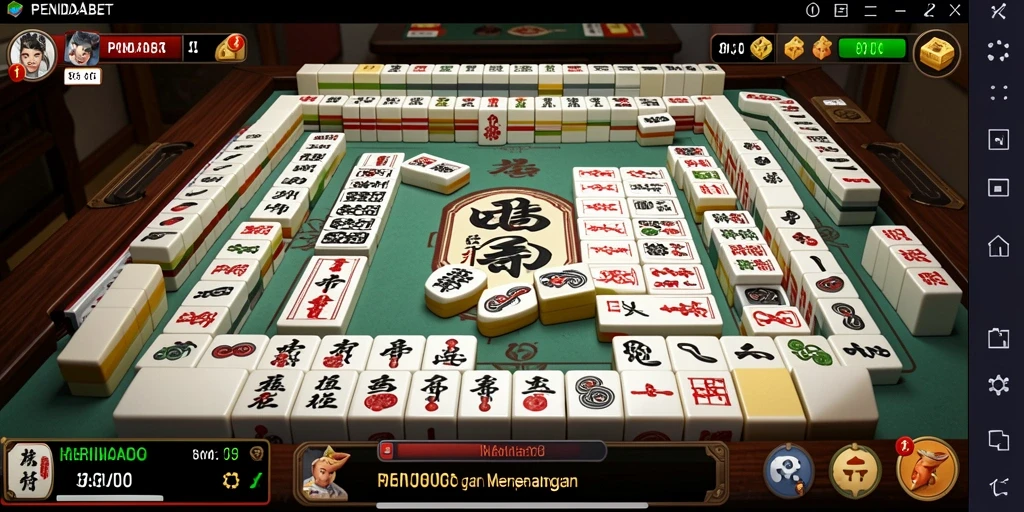 Screenshot utama PENIDABET menampilkan gameplay Mahjong yang seru dan interaktif.
